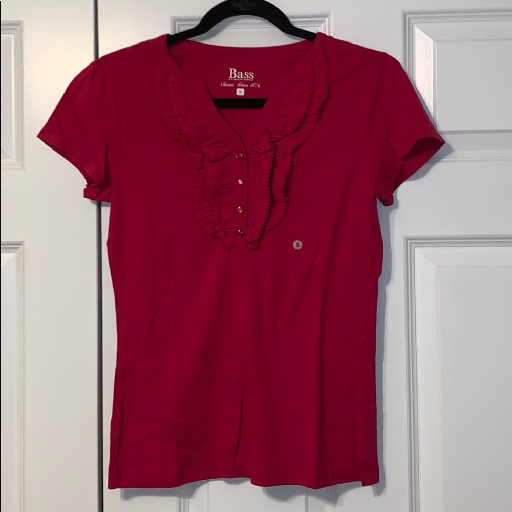 NWT Bass short sleeve top